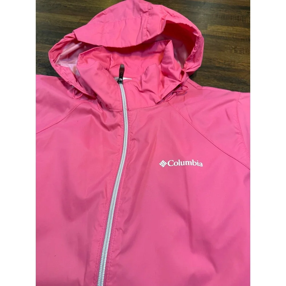 Women's Columbia Switchback IV hooded packable windbreaker. Sz L Hiking, running - Picture 3 of 10